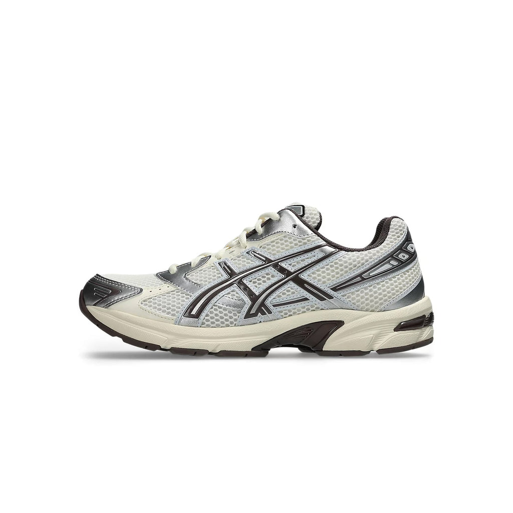 Asics Gel‑1130 Series Men’s & Women's Cream Silver Dark Brown Mesh Running Sneakers