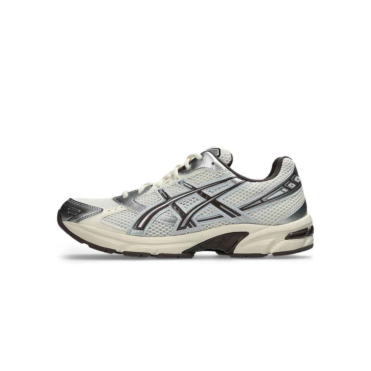 Asics Gel‑1130 Series Men’s & Women's Cream Silver Dark Brown Mesh Running Sneakers