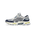 Asics GEL‑NYC 2.0 Series Grey Navy Suede Mesh Casual Sneakers