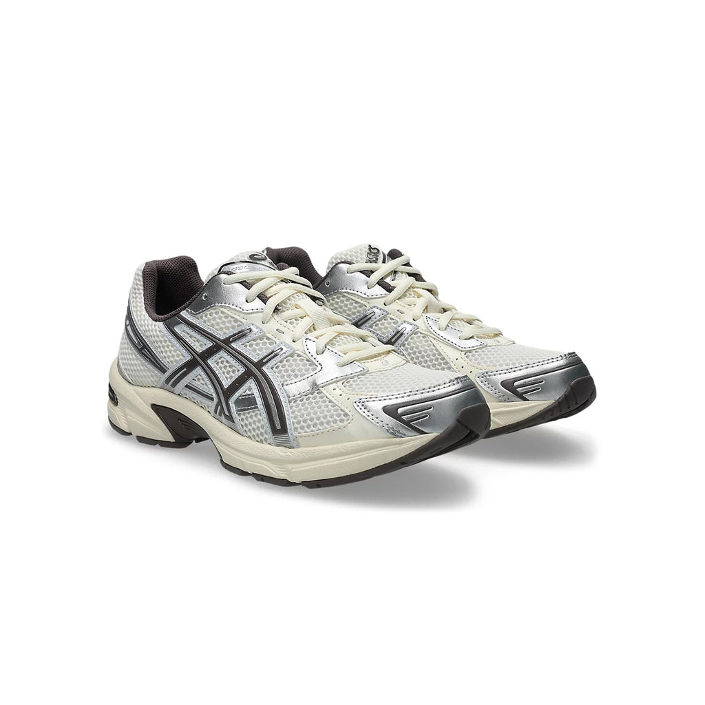 Asics Gel‑1130 Series Men’s & Women's Cream Silver Dark Brown Mesh Running Sneakers