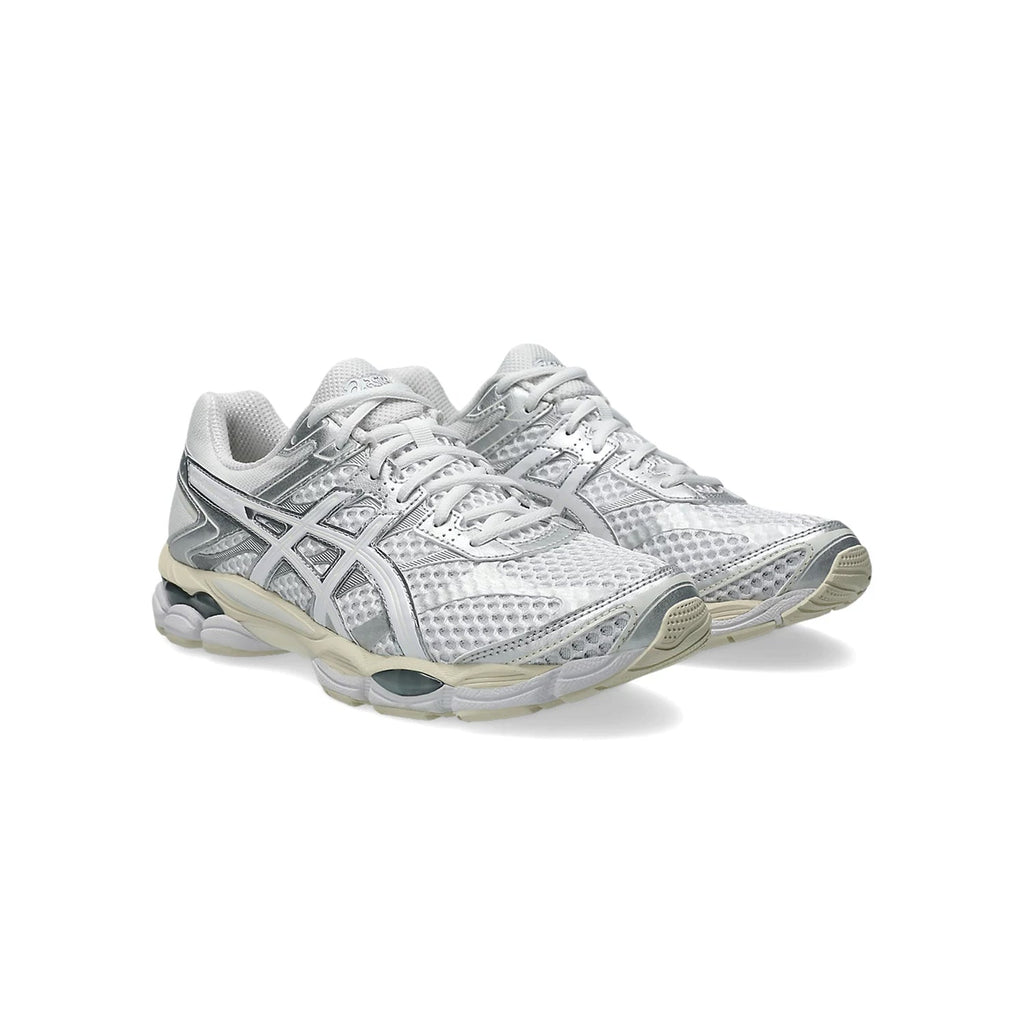 Asics Gel‑Cumulus 16 Series White Silver Mesh Sneakers