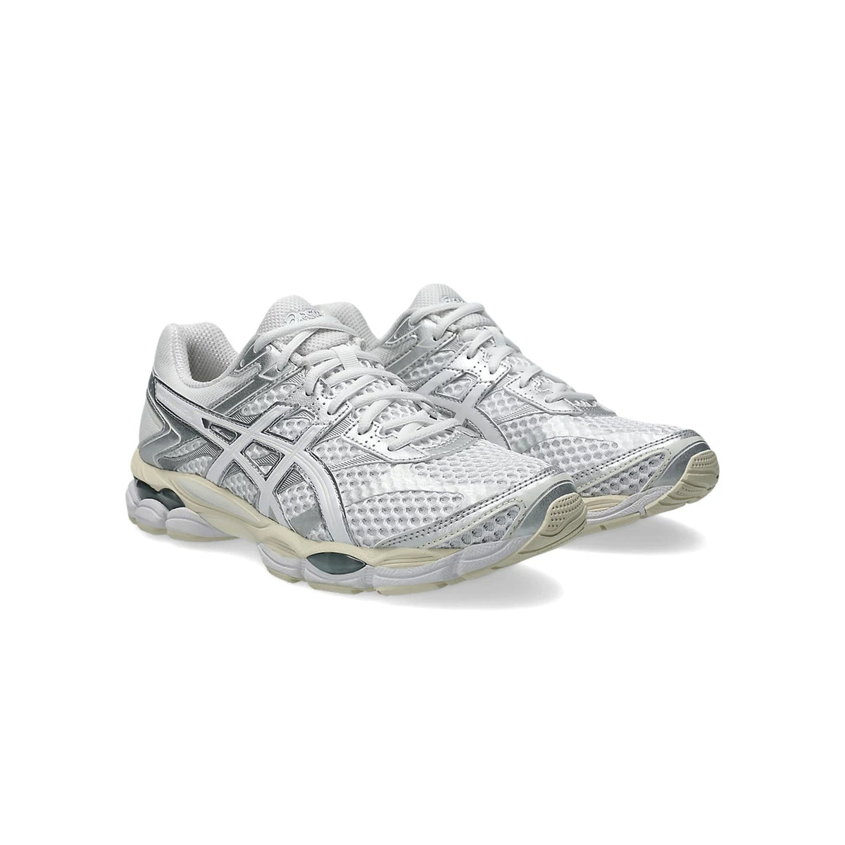 Asics Gel‑Cumulus 16 Series White Silver Mesh Sneakers