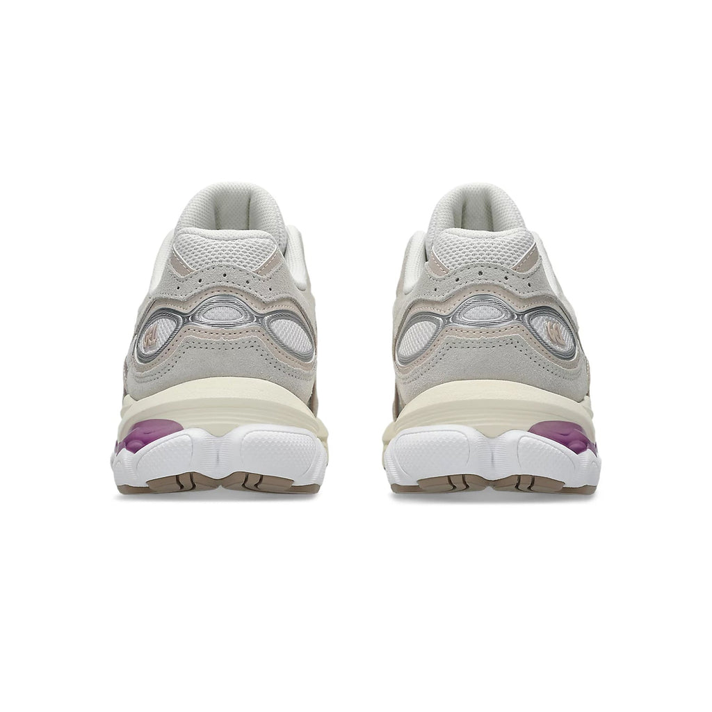 Asics Gel‑NYC 2.0 Series Men’s & Women’s White Cream Purple Suede Mesh Sneakers