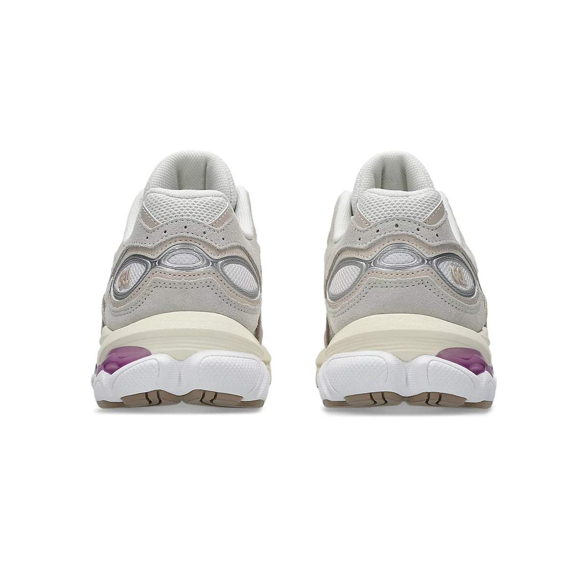 Asics Gel‑NYC 2.0 Series Men’s & Women’s White Cream Purple Suede Mesh Sneakers