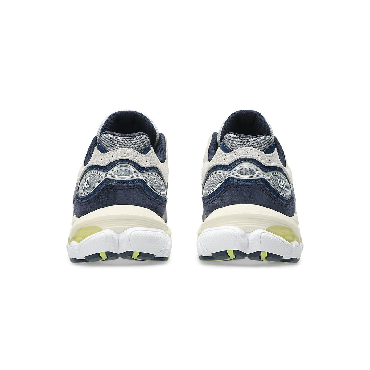 Asics GEL‑NYC 2.0 Series Grey Navy Suede Mesh Casual Sneakers