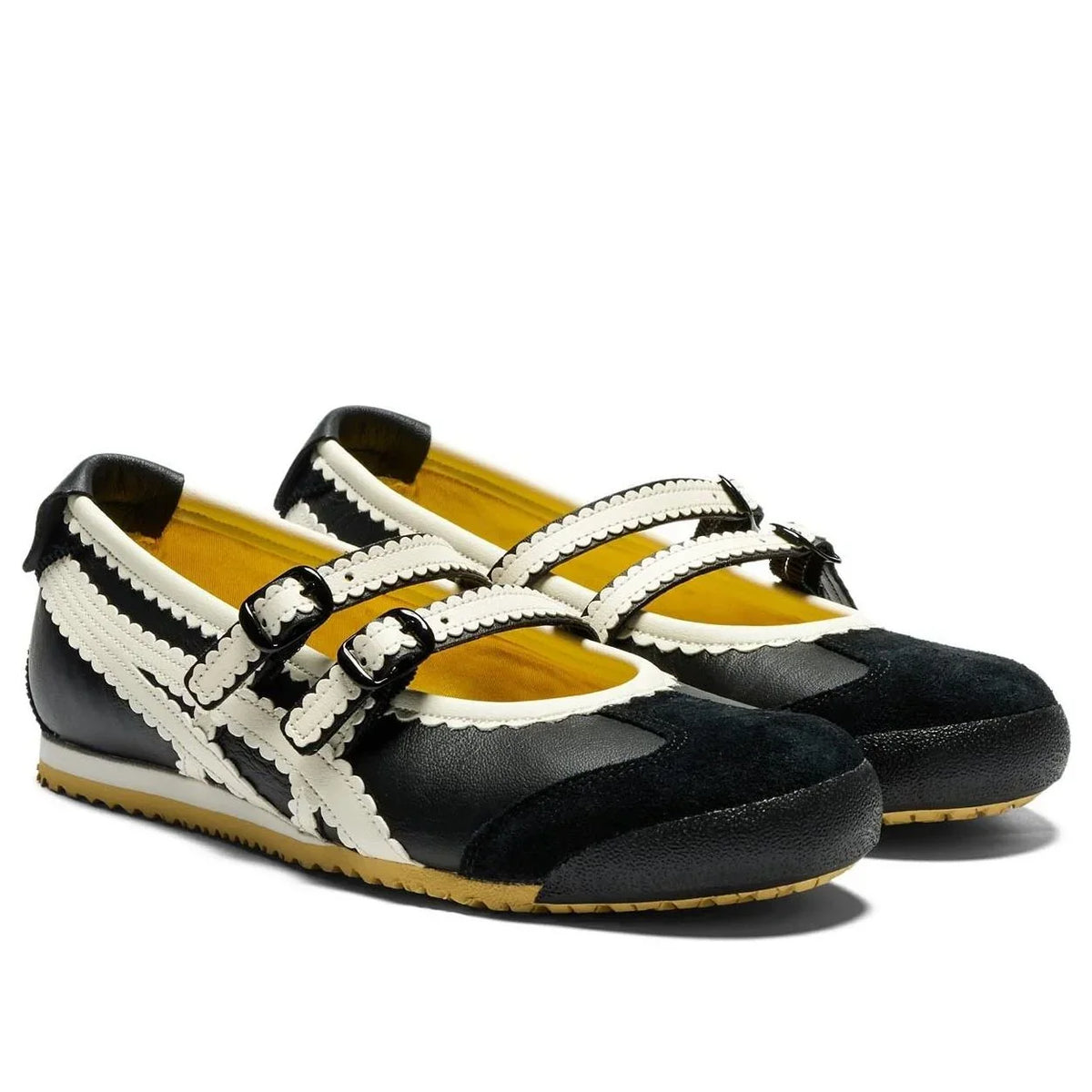 (WMNS) Onitsuka Tiger Mexico 66 Tigress 'Black/Cream' Sneakers 1182A678-001