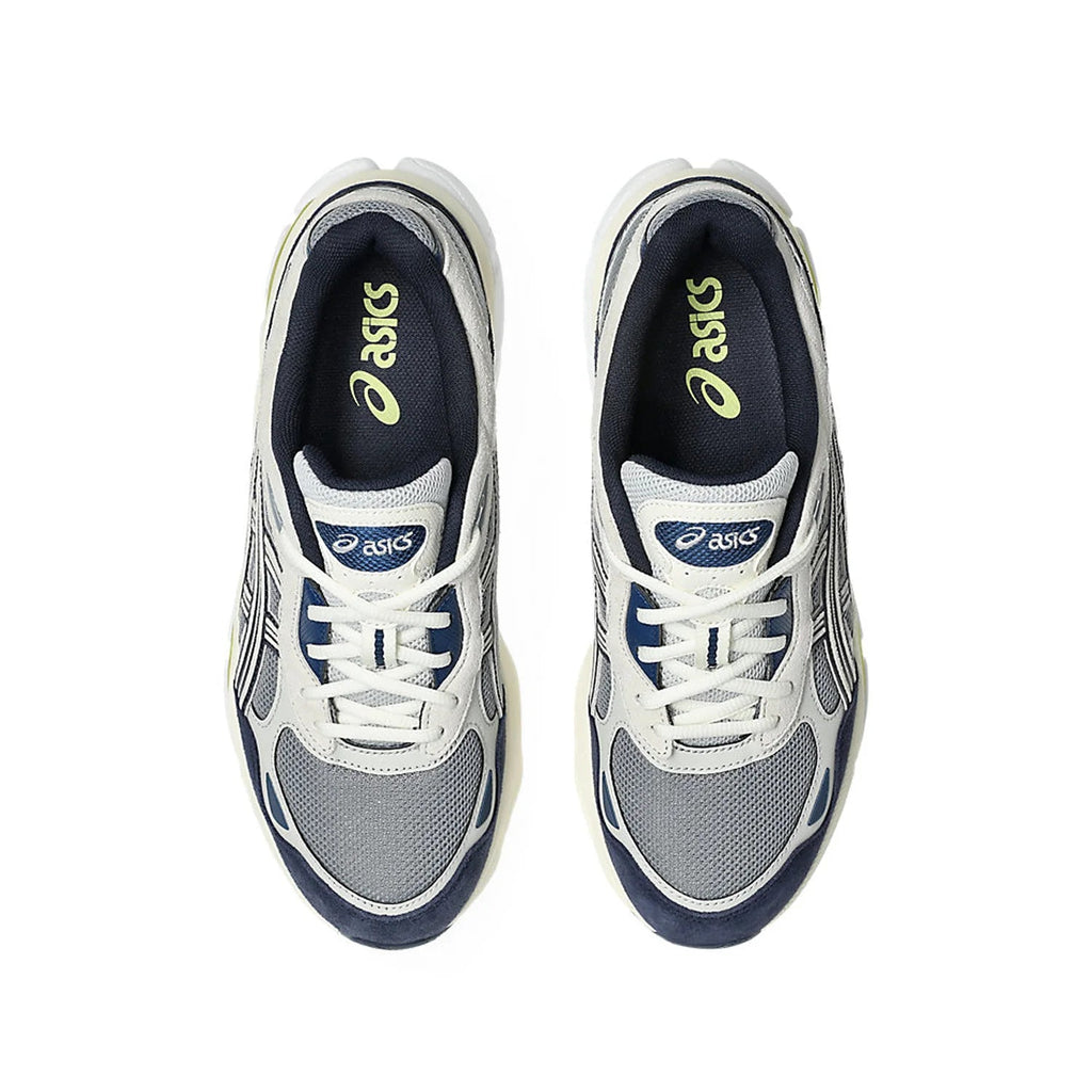Asics GEL‑NYC 2.0 Series Grey Navy Suede Mesh Casual Sneakers