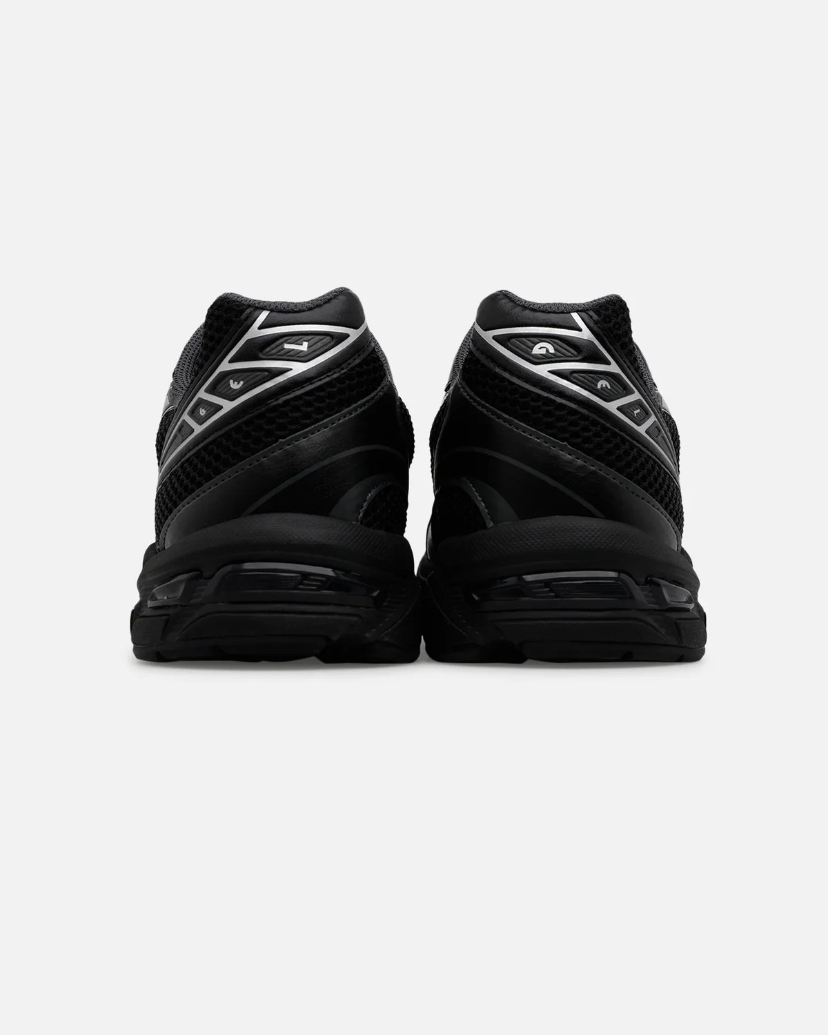 Asics GEL‑KAYANO 14 Series Black Pure Silver Mesh Running Sneakers