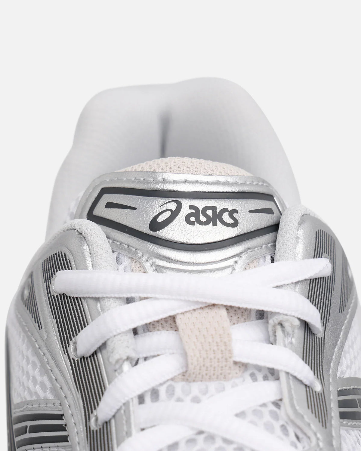 Asics GEL‑KAYANO 14 Series White Silver Beige Mesh Running Sneakers