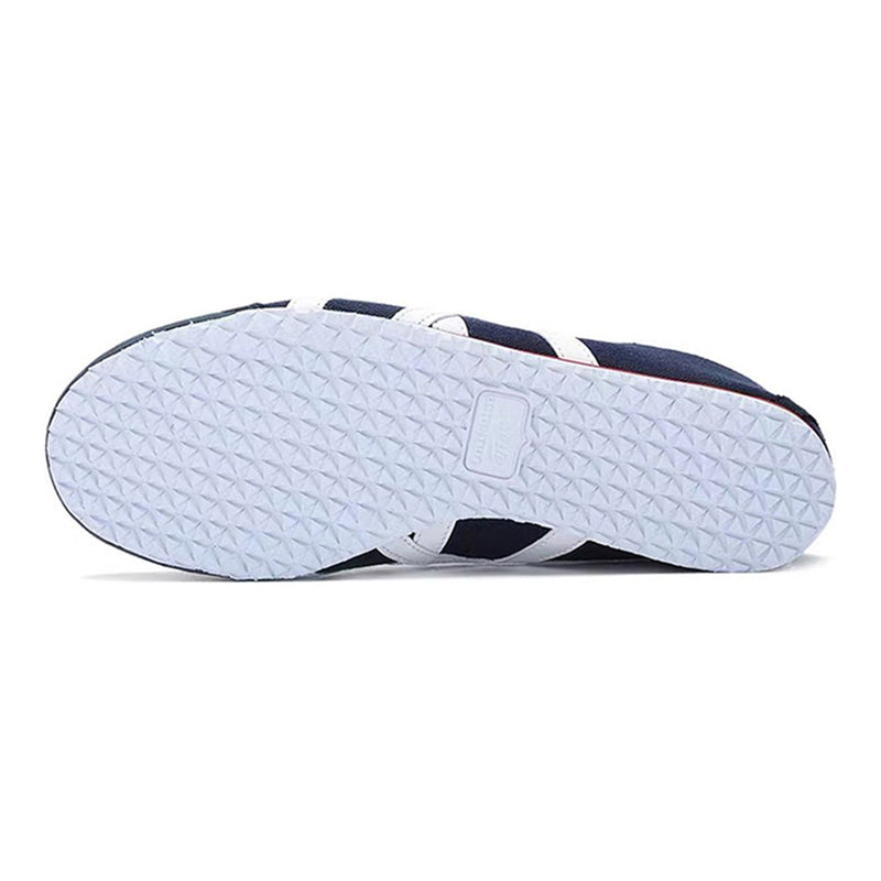 Onitsuka Tiger Mexico 66 Slip‑On Navy White Red Canvas Sneakers