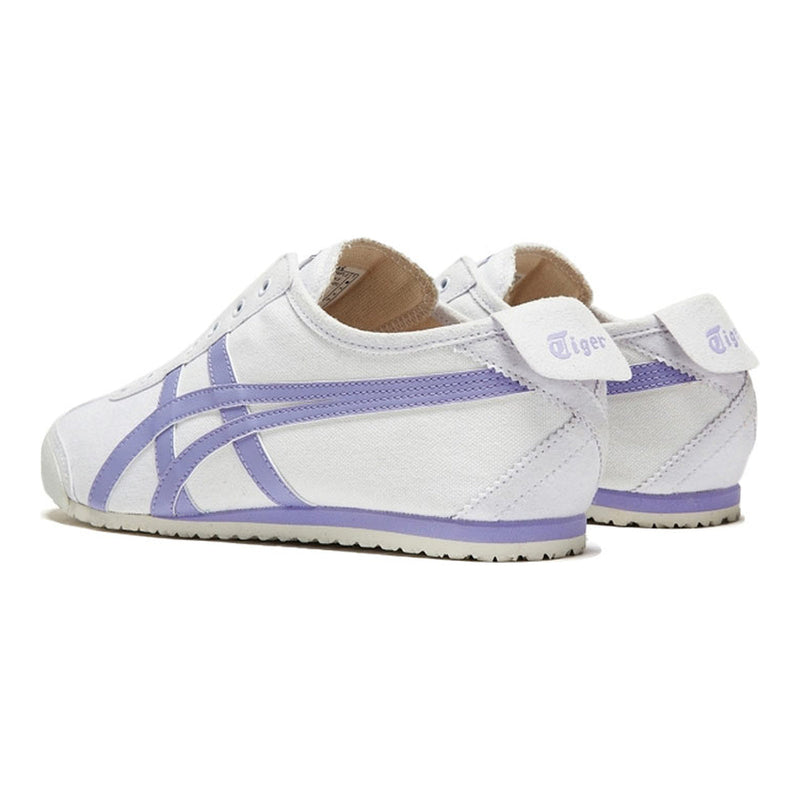 Onitsuka Tiger Mexico 66 Slip‑On White Lavender Canvas Sneakers