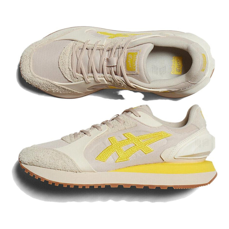 Onitsuka Tiger MOAGE CO Beige Yellow Logo Casual Sneakers