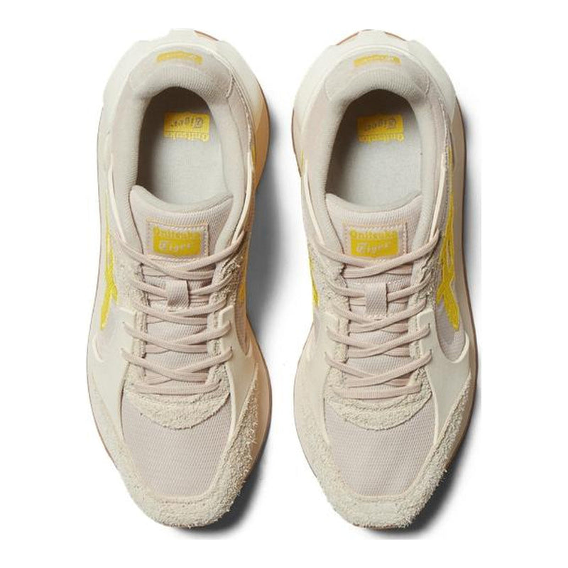 Onitsuka Tiger MOAGE CO Beige Yellow Logo Casual Sneakers