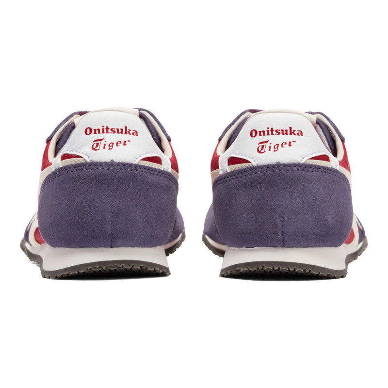 Onitsuka Tiger Serrano Purple Red Color‑Block Casual Sneakers