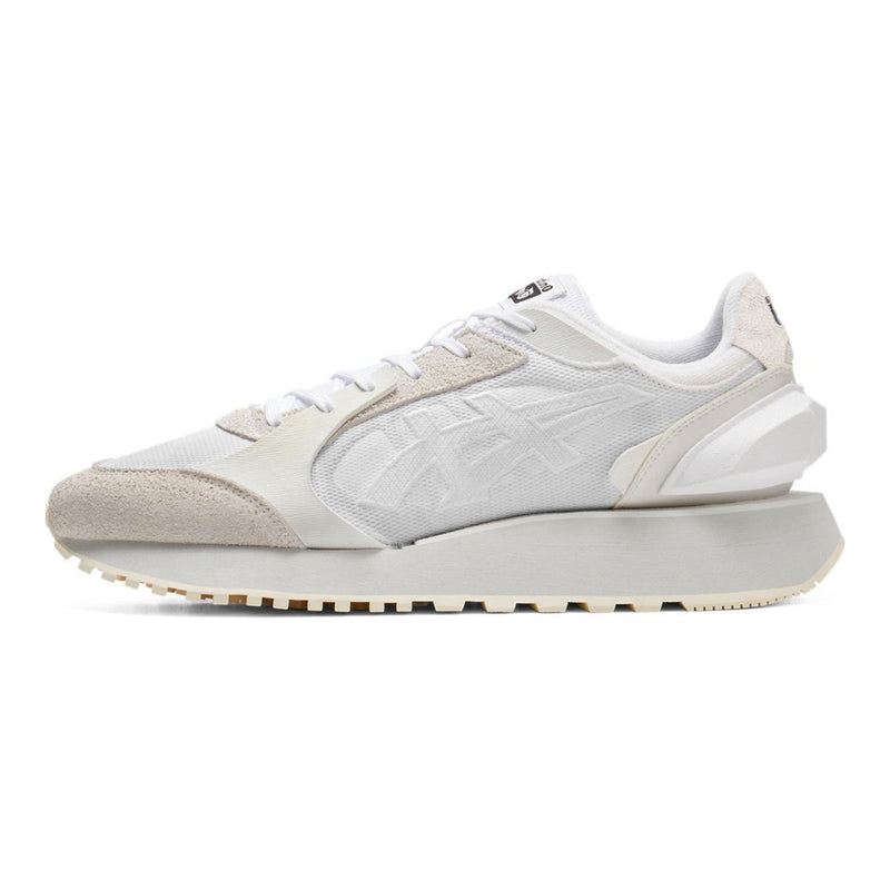Onitsuka Tiger MOAGE CO Off‑White Light Grey Embossed Logo Casual Sneakers