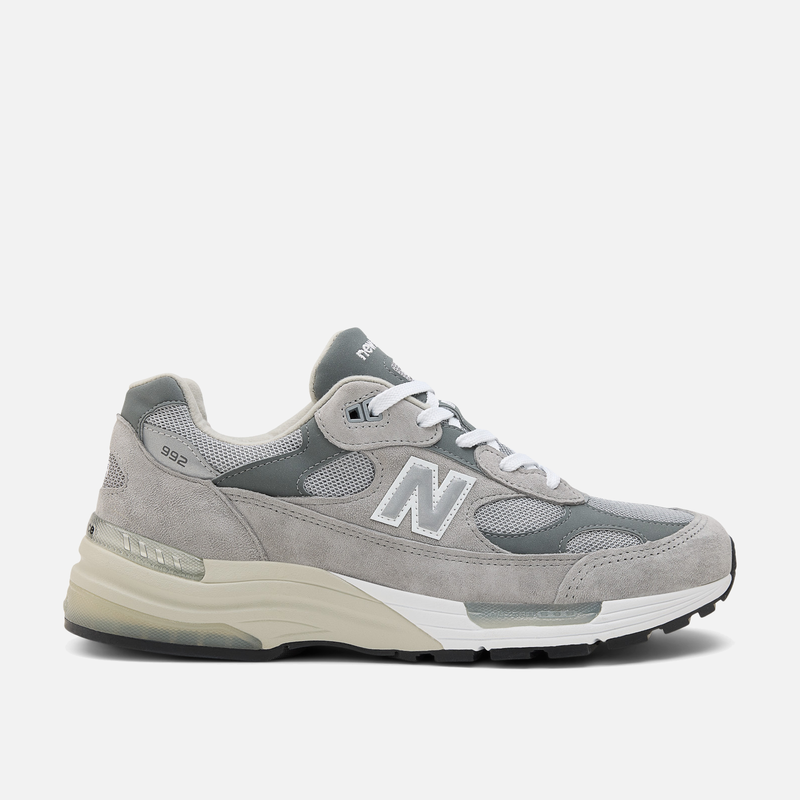 New Balance 992 Series Grey Suede Mesh Running