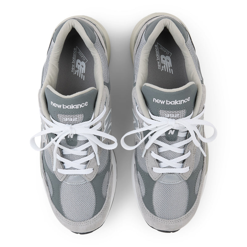 New Balance 992 Series Grey Suede Mesh Running