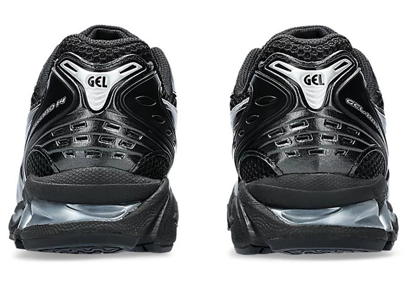 ASICS GEL‑KAYANO 14 Black Silver Mesh Retro Running Sneakers