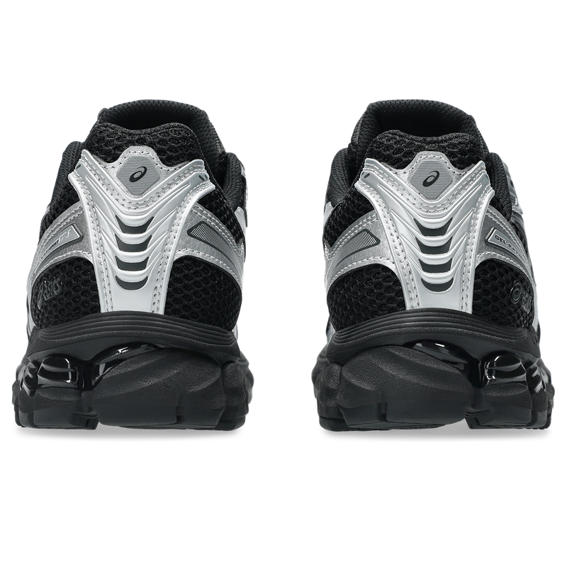 ASICS GEL‑KAYANO 12.1 Black Silver Mesh Retro Running Sneakers