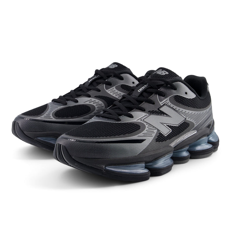 New Balance 1000 Series Black Grey Mesh Air Cushion Running Sneakers