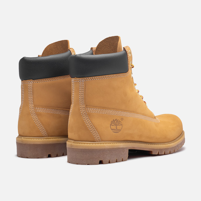 Timberland 6 Inch Premium Wheat Yellow Leather Work Boots