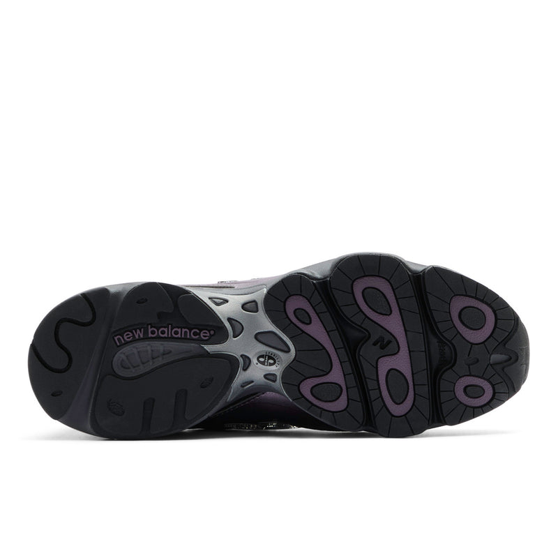 New Balance 1000 Series Metallic Purple Silver Mesh Running Sneakers