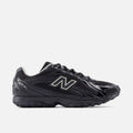 New Balance 1204 Series Black Mesh Patent Leather Running Sneakers