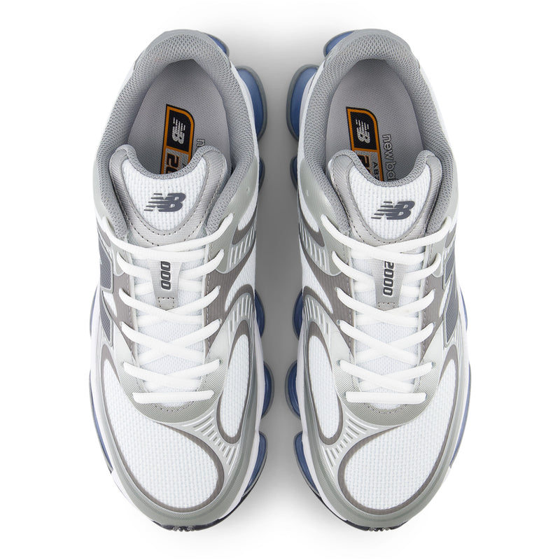 New Balance 1000 Series White Grey Blue Mesh Air Cushion Running Sneakers