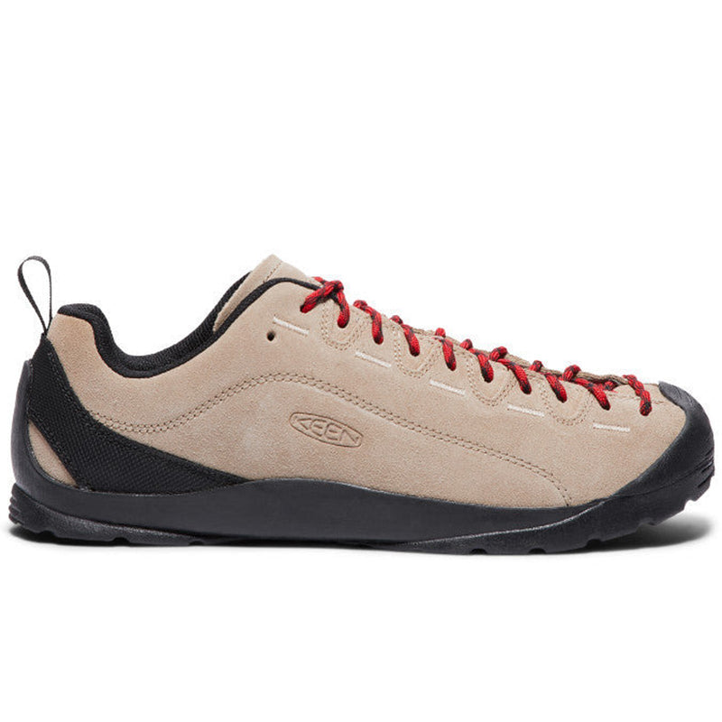 KEEN Jasper Tan Red Laces Outdoor Hiking Shoes