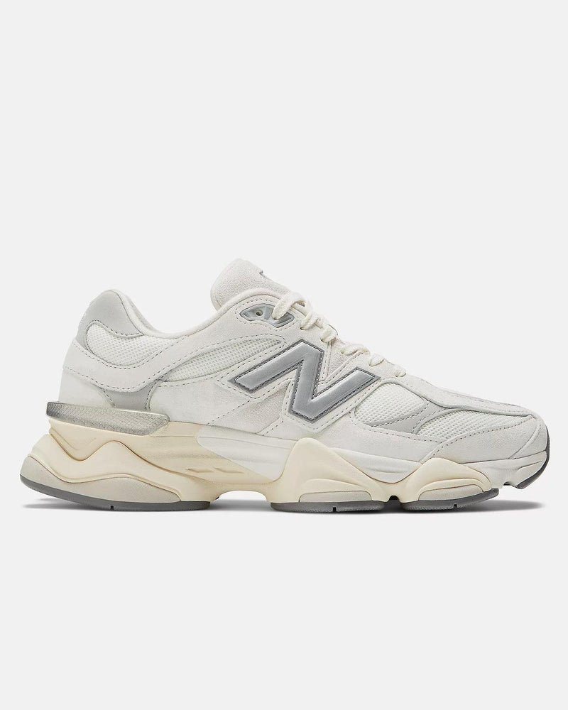 New Balance 9060 Sea Salt Silver Retro Dad Sneakers
