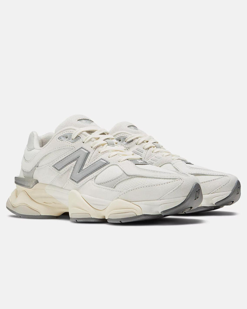 New Balance 9060 Sea Salt Silver Retro Dad Sneakers
