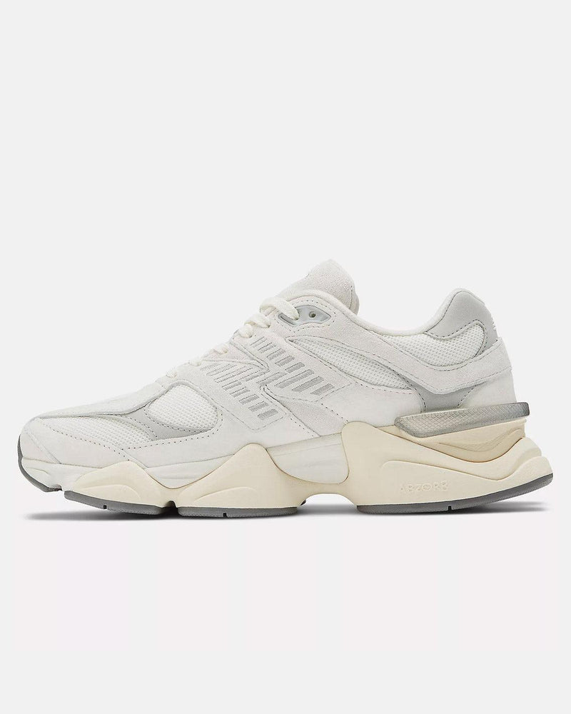 New Balance 9060 Sea Salt Silver Retro Dad Sneakers