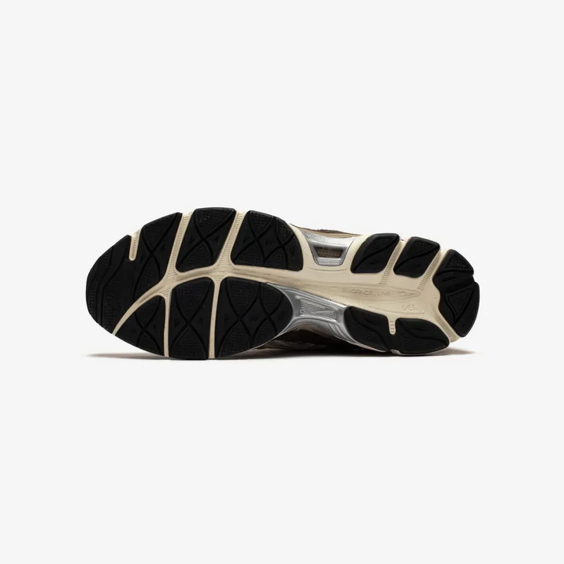 ASICS Gel-NYC Cream Brown Silver Running Sneakers