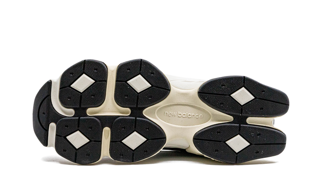 New Balance 9060 Black White Suede Mesh Retro Sneakers