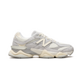 New Balance 9060 Light Grey Cream Suede Mesh Retro Sneakers