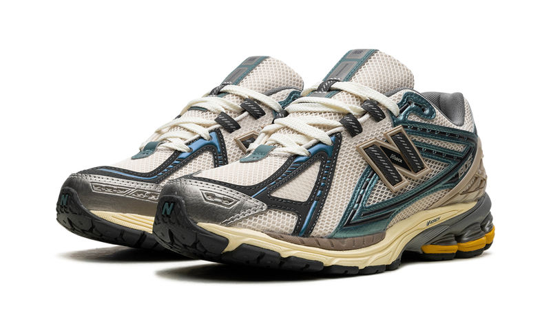 New Balance 1906R Beige Teal Mesh Retro Running Sneakers