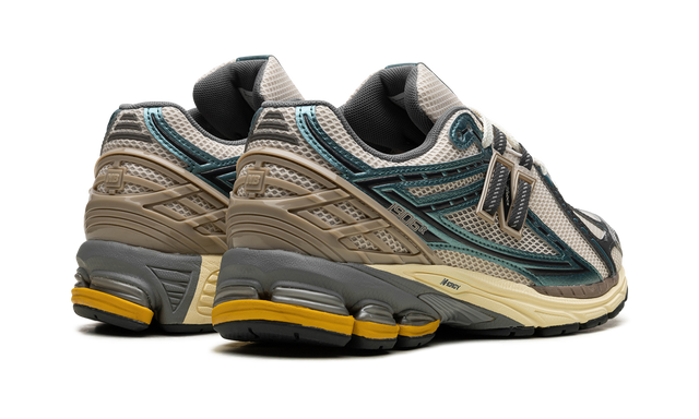 New Balance 1906R Beige Teal Mesh Retro Running Sneakers