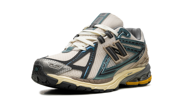 New Balance 1906R Beige Teal Mesh Retro Running Sneakers