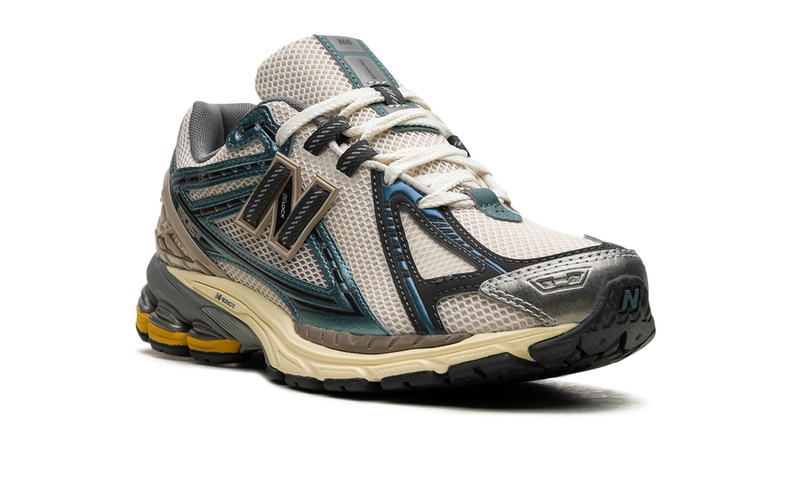 New Balance 1906R Beige Teal Mesh Retro Running Sneakers