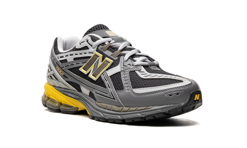 New Balance 1906R Grey Yellow Mesh Retro Running Sneakers