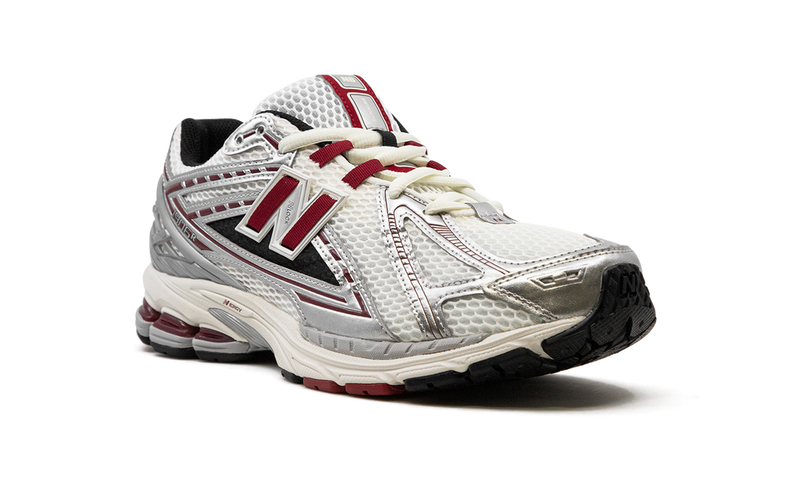 New Balance 1906R Silver Burgundy Mesh Retro Running Sneakers