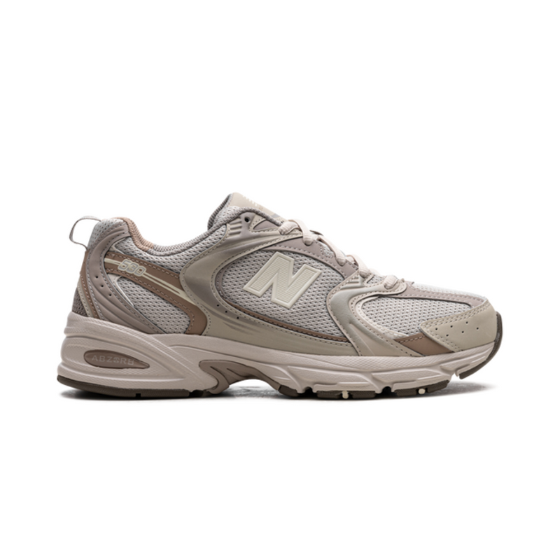 New Balance 530 Beige Brown Mesh Running Sneakers