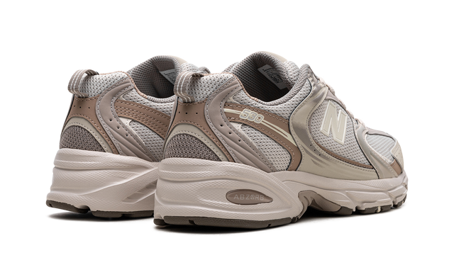 New Balance 530 Beige Brown Mesh Running Sneakers