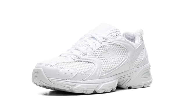 New Balance 530 All White Mesh Retro Sneakers