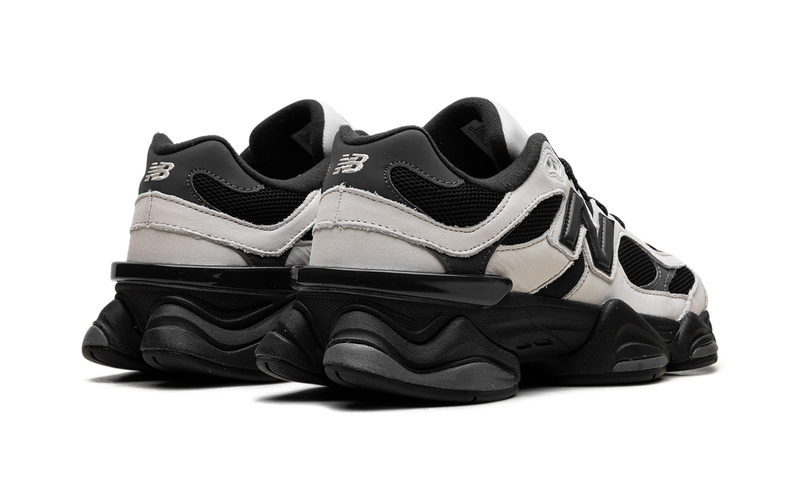 New Balance 9060 White Black Leather Mesh Retro Sneakers