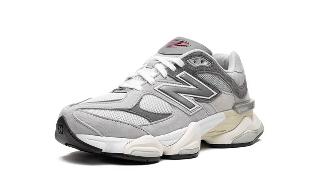 New Balance 9060 Grey Multi Suede Mesh Retro Sneakers
