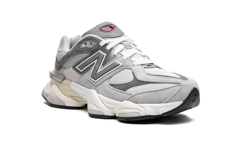 New Balance 9060 Grey Multi Suede Mesh Retro Sneakers