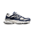 New Balance 9060 Navy White Suede Mesh Retro Sneakers