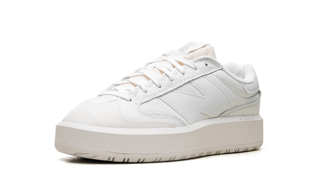 New Balance CT302 White Leather Platform Sneakers