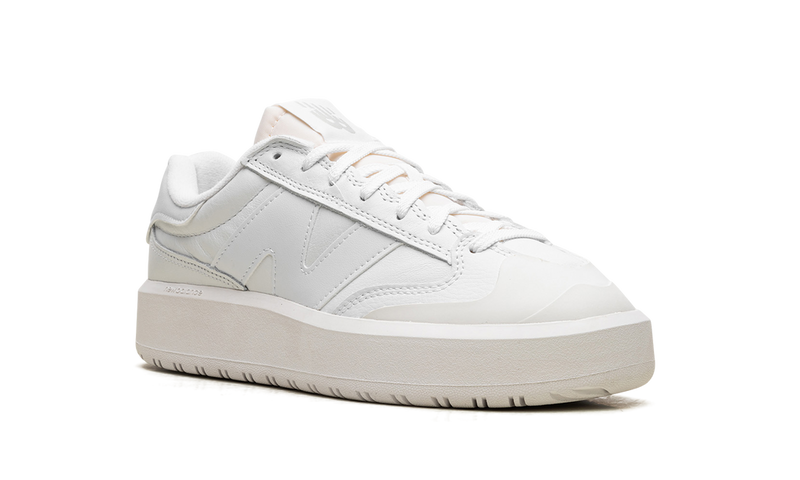 New Balance CT302 White Leather Platform Sneakers